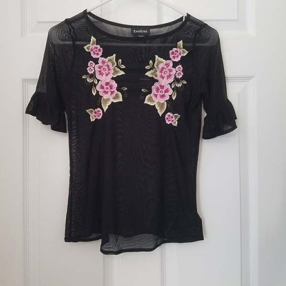 Bebe Black Top - Picture 2 of 7